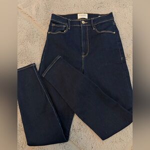 Frame Denim High Rise Skinny Ankle Stretch Jean size 27